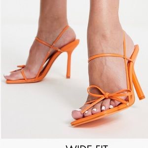 Public Desire Orange Stiletto High Heel